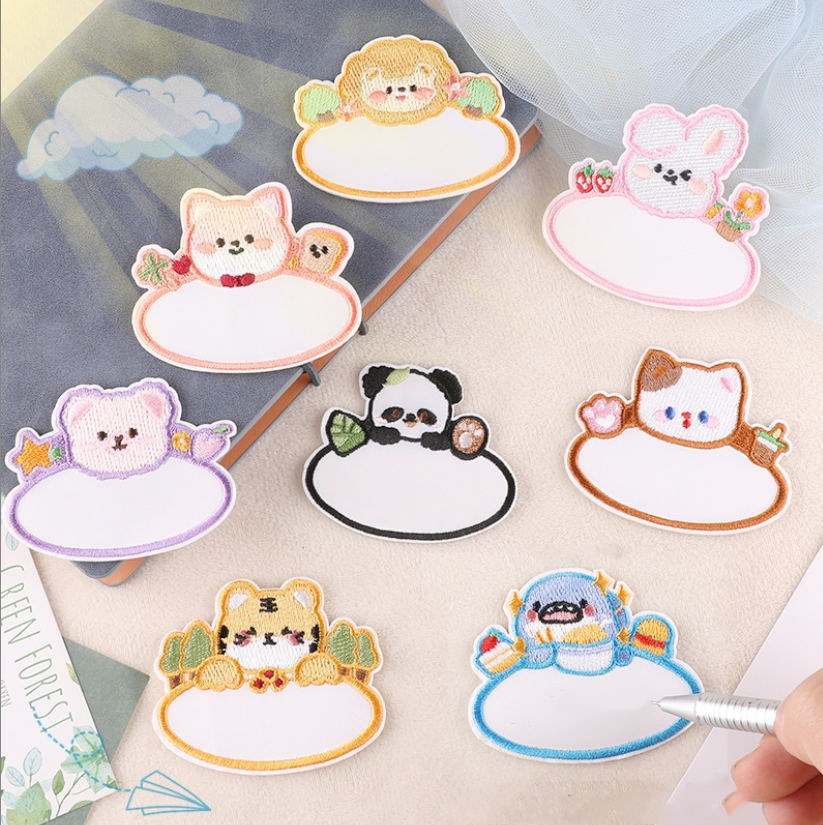 Phone Accessories And Names - 10 adet isim rozetleri nakış yamaları