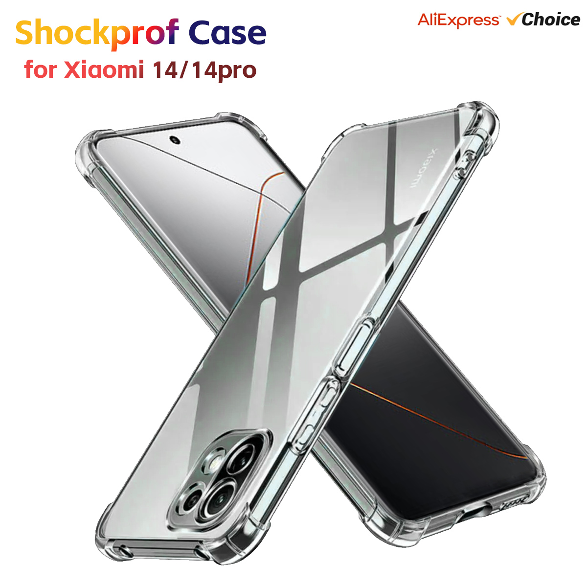Phone Accessories Online Store - Şeffaf TPU kılıf için Xiaomi 14