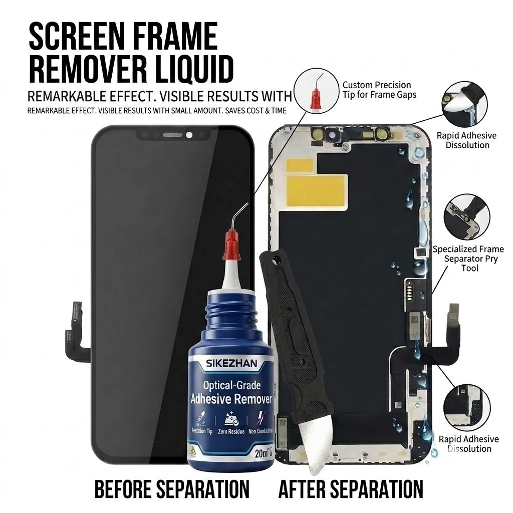 Phone Accessories Repair - SIKEZHAN 20ml Optik Sınıf Yapıştırıcı Sökücü